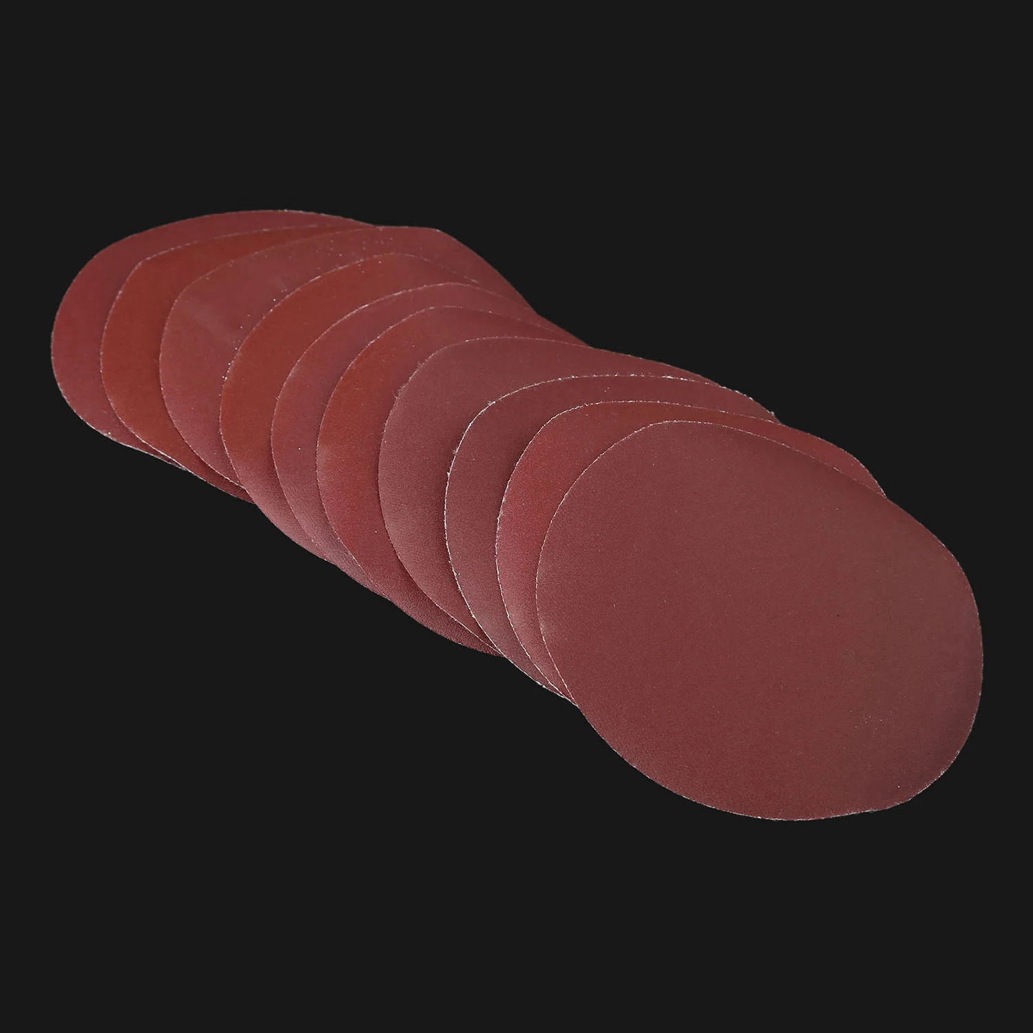 

ABZS 1X Rectangle Paper Grit Sandpaper Holder Hand Sander Red Black & 30PCS 5 Inch 125Mm Round Sandpaper Disk Sand Sheets Grit 3