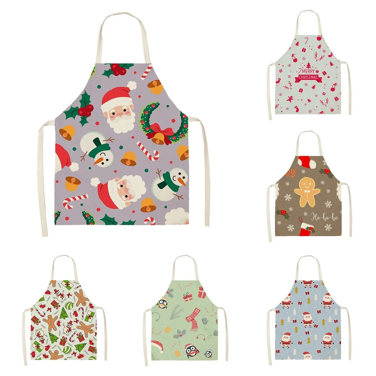 Eyelash Printed Kitchen Cooking Bibs for Kids Men Women Chef Cooking Aprons Clean Baking Accessories Kids Aprons