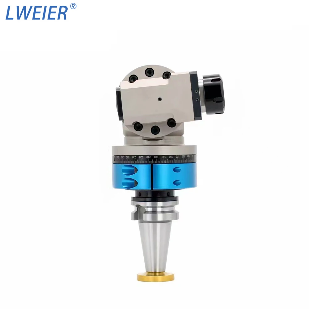 90 Degree Angle Head BT 30 BT40 BT50 ER16 ER20 ER25 ER32 Right Angle Milling Head