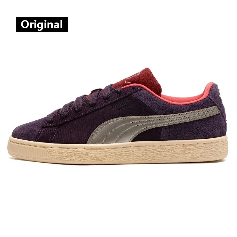 Puma Suede Play Paris Unisex Sports shoes Men's shoes Women's shoes Classic nostalgic board shoes 398190-01