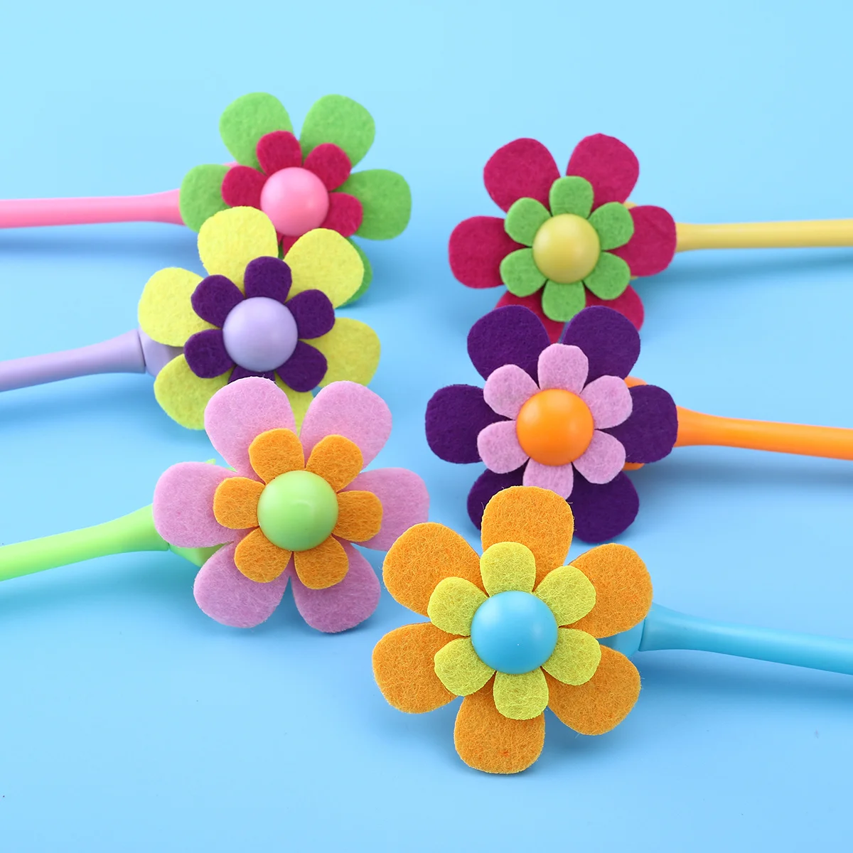 

6 шт., 07 мм, ручки с подсолнухом и ветряной мельницей, красочный дизайн, точное письмо, удобная ручка, идеально подходит для студентов и офиса