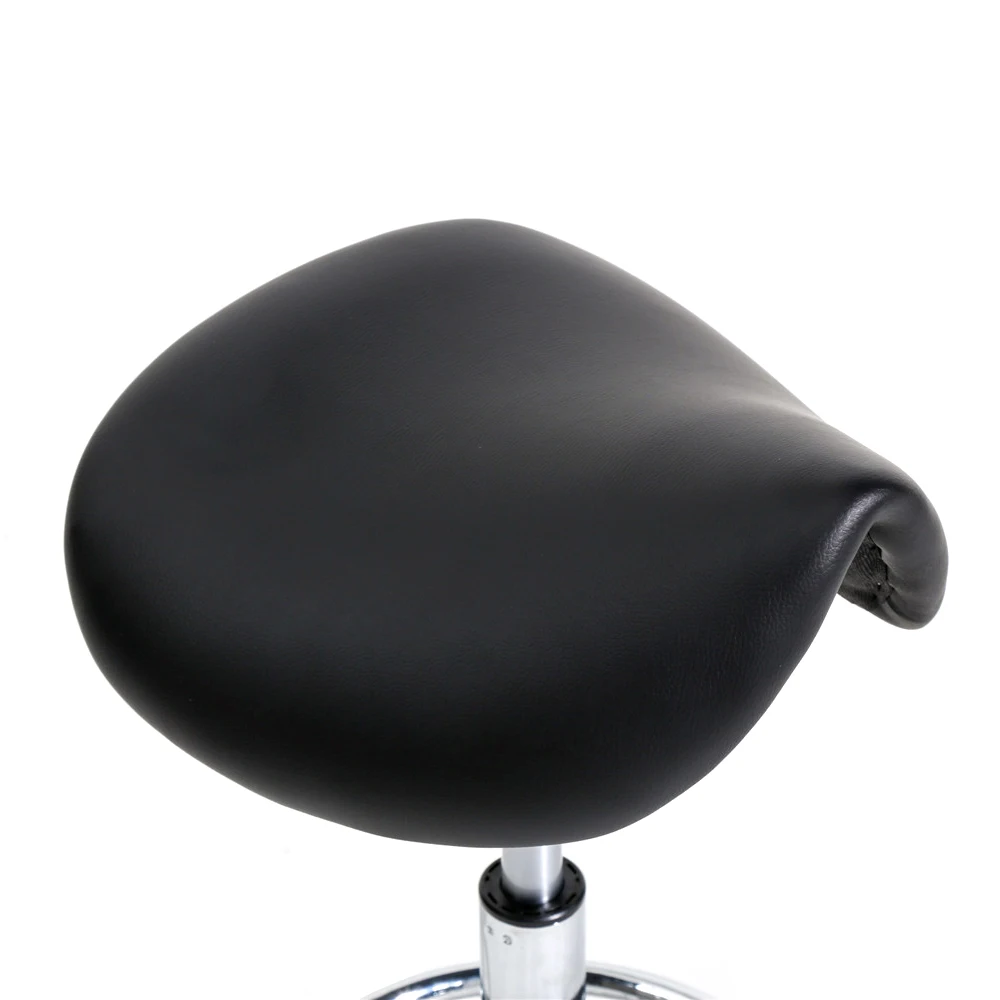 Saddle Stool Ha Ha Feet Rotation Bar Stool Black Barber Shop Furniture