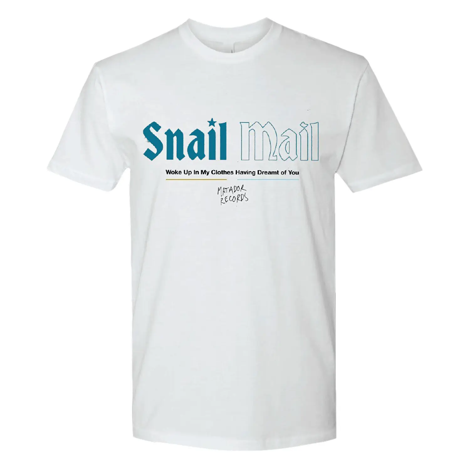 Men's Snail Mail Heat Wave T shirt X Small White