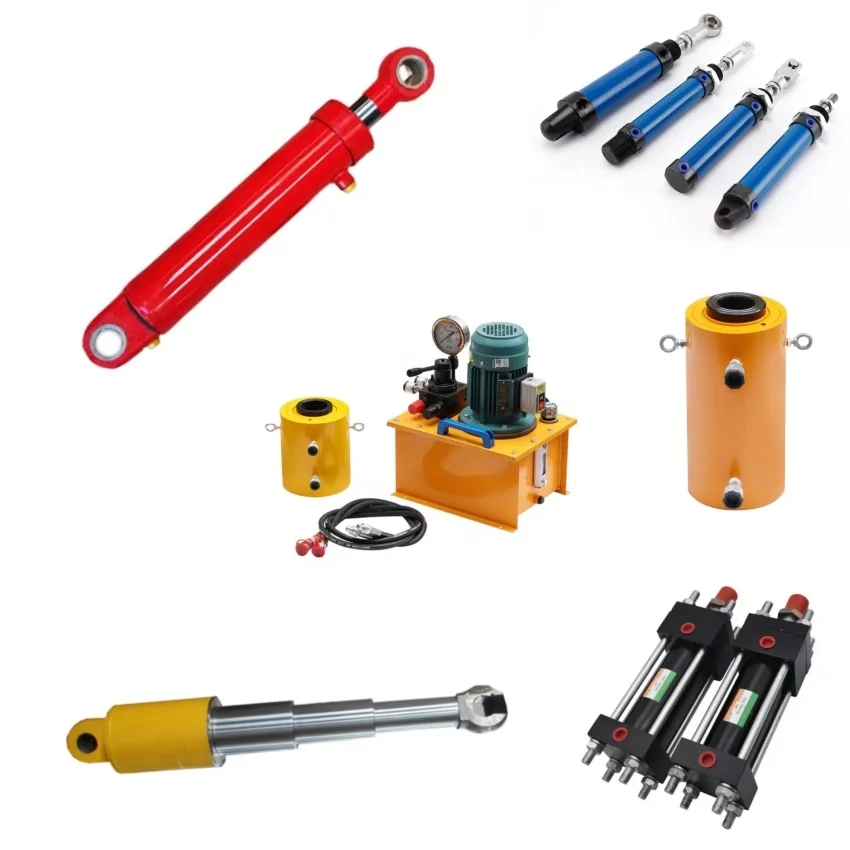 

Custom OEM hydraulic system manufacturers flange hydraulic piston cylinder