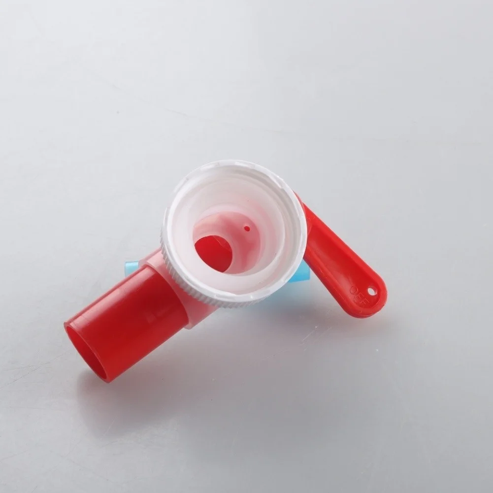 DN36 Red White Plastic Faucet for Horticultural Plant Nutrient Solution Suitable for 5 Liter and 10 Liter Tanks