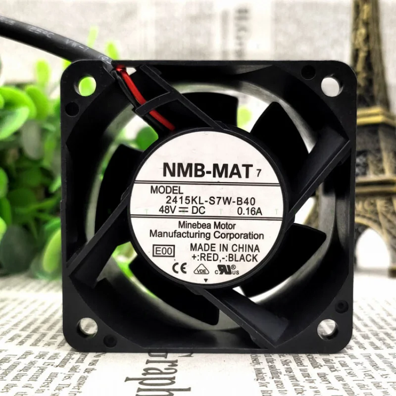 

H 1 pcs for NMB 2415KL-S7W-B40 DC48V 0.16A 6038 6cm cooling fan high air volume