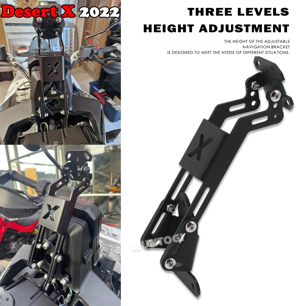 

For Ducati Desert X 2022 GPS Navigation Bracket DesertX New Accessories Mobile Phone Mount Provides Stable Navigational Support