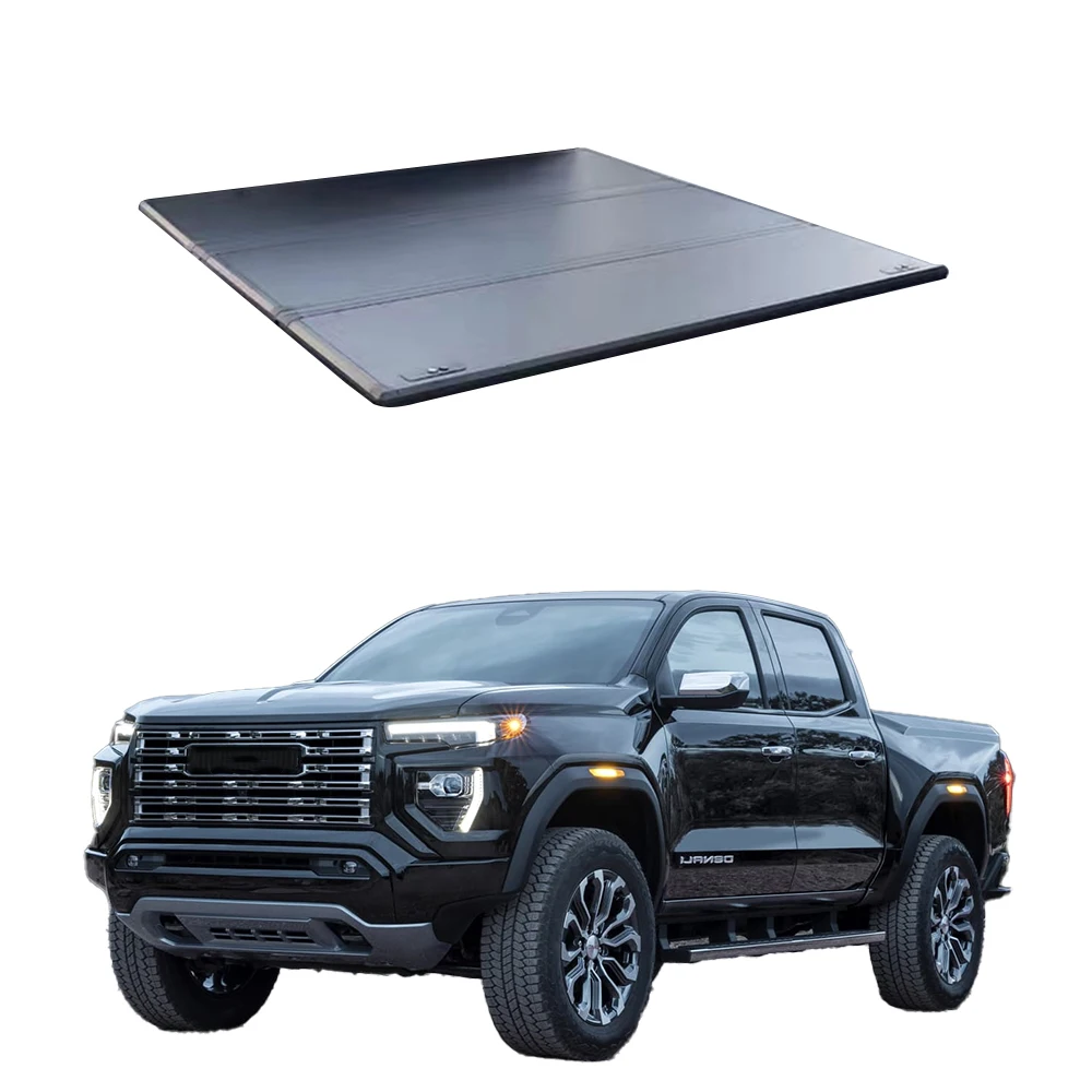 Pickup Truck Hard Tri-fold Cover High Quality Tonneau Cover For GMC Canyon