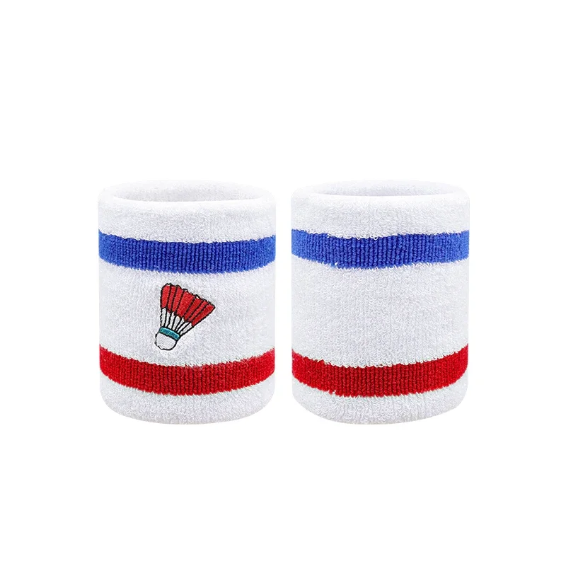 2Pc Cotton Badminton Wrist Guard Men Women Kids Sport Sweat Band Wrist Protector Gym Yoga Running Safety Wrist Support Unisex