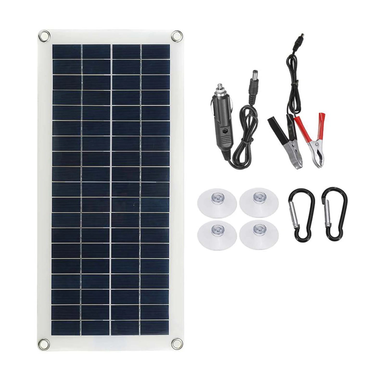 10/30/100W Solar Panel 12V Polycrystalline Solar Starter Kit 10A - 100A Solar Cell Controller for Phone RV Car MP3 PAD Charging