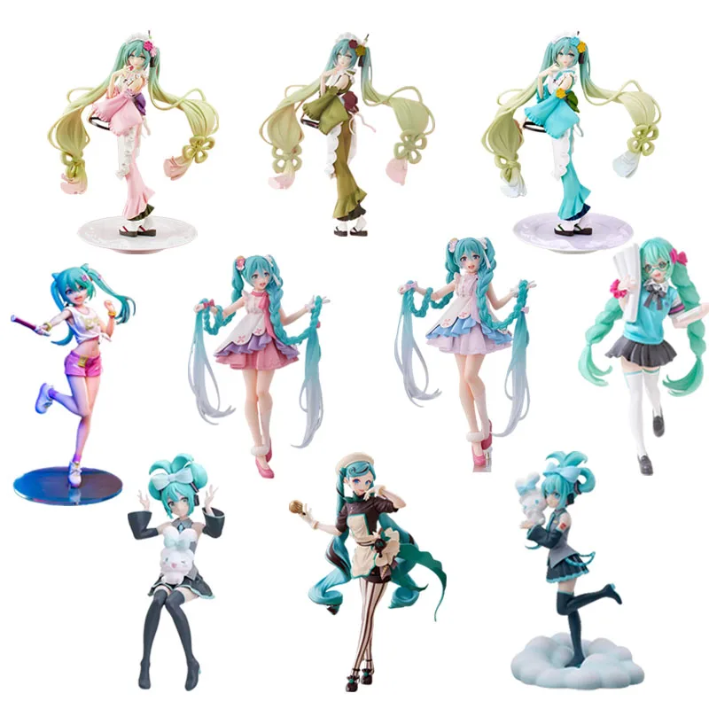

In Stock Furyu Sega Taito Hatsune Miku Pvc Series Hatsune Miku Doll 18-21cm Anime Action Figures Model Collection Toy ﻿