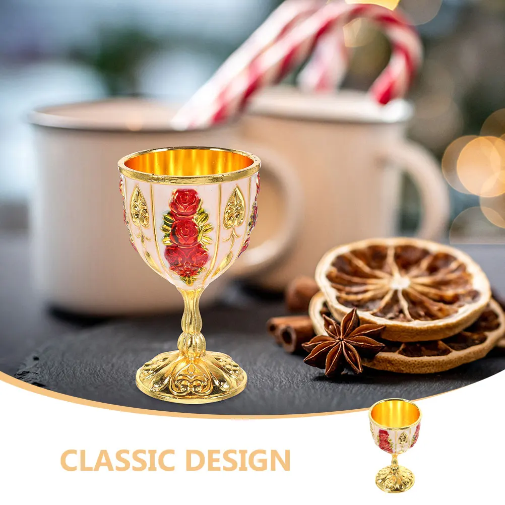 

2pcs Retro Iron Cocktail Glass Liquor Cup European Style Delicate Glass Anti Fall Square Cup For Home Bar Decor