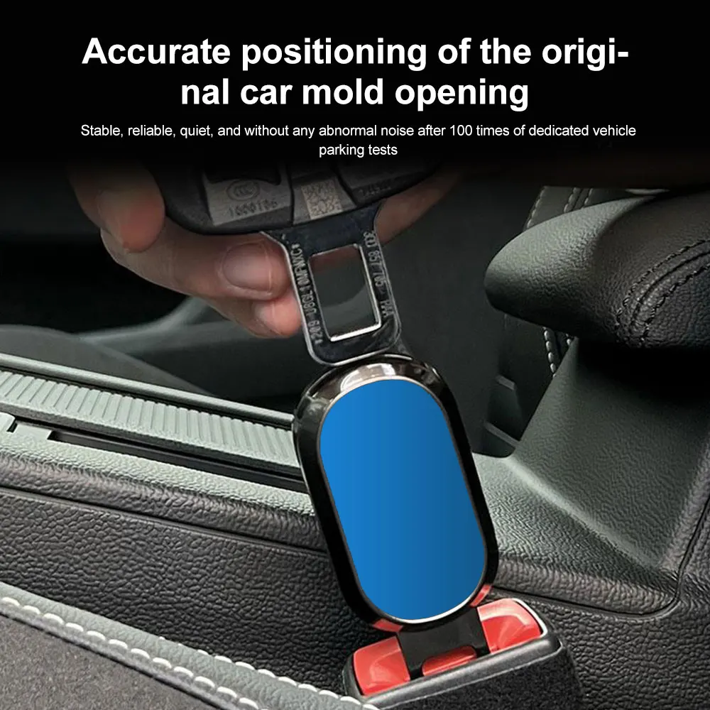 Car Seat Belt Clip Extension Plug Car Safety Seat Lock Buckle Seatbelt Clip Extender for Tesla Mercedes BMW Car Seat Accessories