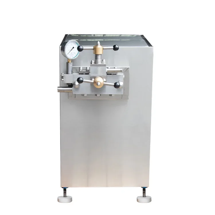 Stainless steel commercial ultra-high pressure electric homogenizer, juice beverage high pressure homogenizer, milk yogurt