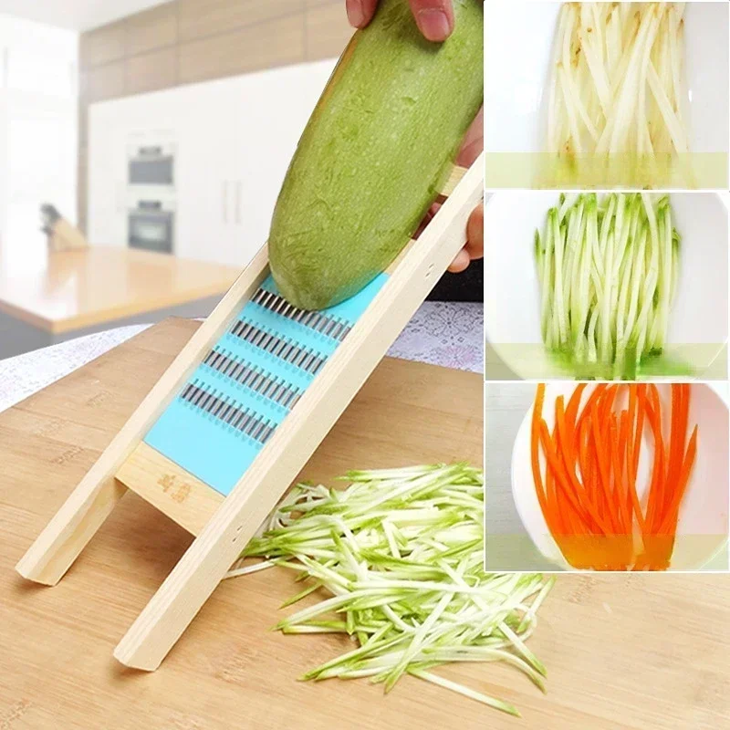 Wooden Vegetable Grater Potato Slicer Household Vegetable Fruit carrot Chipper Kitchen Shredder Peeler Masher Accessories Juicer