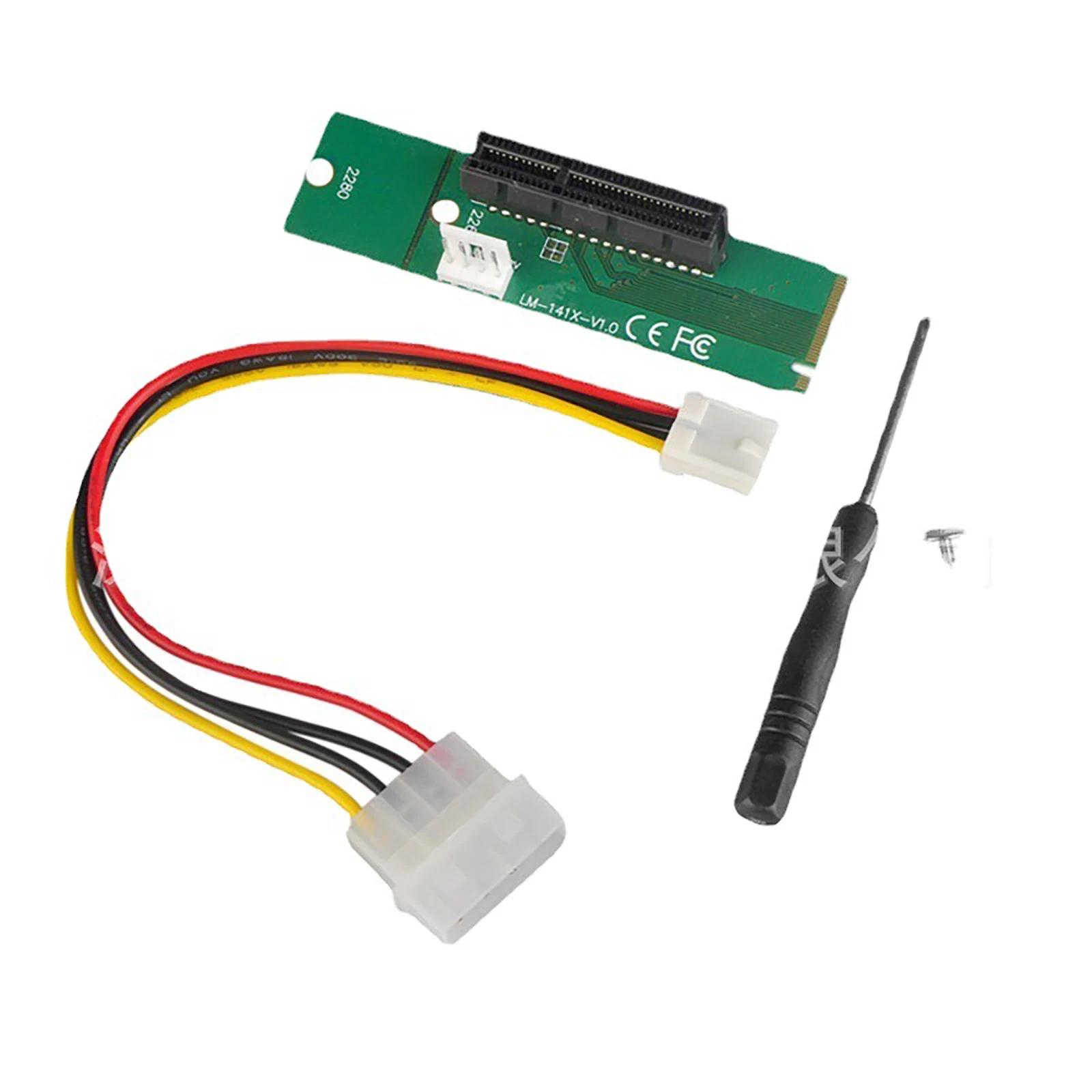 

M2 to PCIE Expansion Card Adapter SSD Converter 22x60mm 22x80mm ABS High Quality Computer Accessory M Key PCI-e Riser