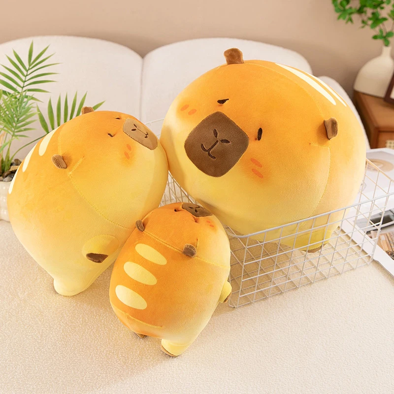 

20/30/40cm New Baking Style Prone Posture Bread Capibala Plush Stuffed Doll Capybara Plush Animal Toy Children's Birthday Gift