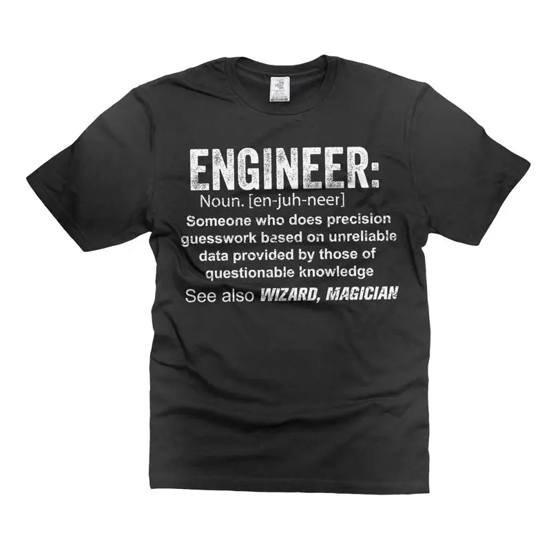 Funny Engineer Definition T-Shirt - Men's Engineer Gif T shirt For Dad father