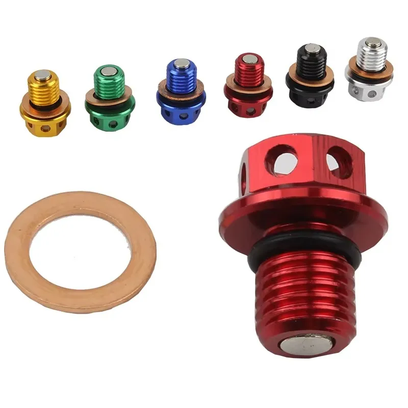 M12xP1.5 Oil Drain Plug Bolt Screw For Yamaha YZ 125 250 250X 80 100 400 400F 465 490 WR 250R 250X 200 500 YZF R25 R3 MT 03 25