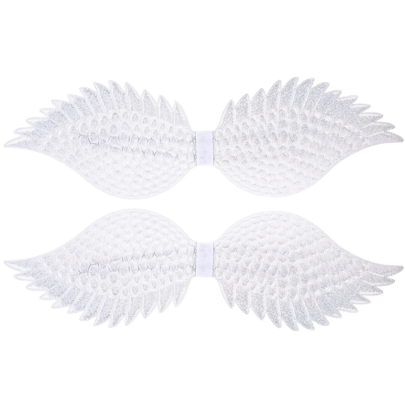 2pcs Angel Prop Large Fairy For Cosplay Halloween Stage Performance Backside Wing Fabric Costume Party Accessory Dress Up Prop - Image 4