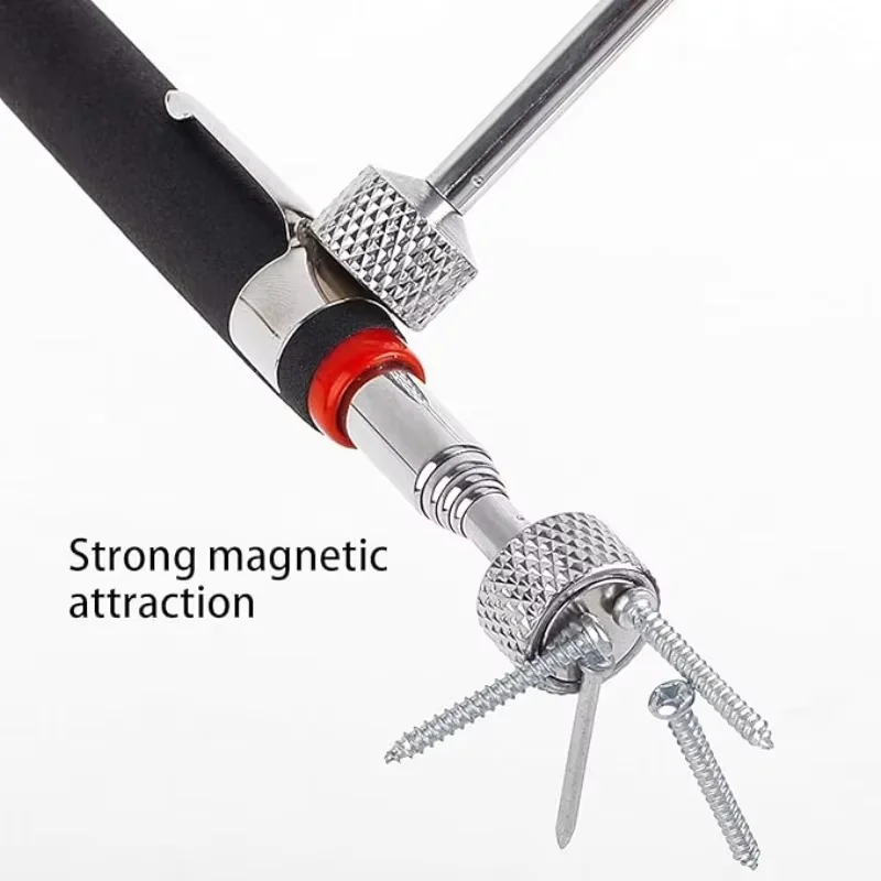 1pcs Telescoping Magnetic Pick Up Tool Handheld Extendable Magnetic Grabber Gadget Portable Magnet Pen Useful for Hard-to-Reach