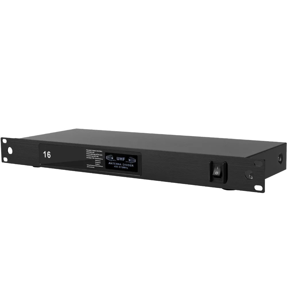 Biner D3 Profissional Amplificador de Antena de Distribuição de Sinal de 16 Canais Amplificador de Antena de Sistema de Microfone Sem Fio