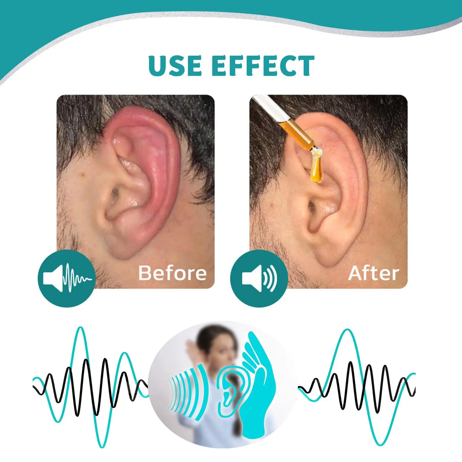 1/2/3PCS Ear Ringing Relieving Drops Relieve Deafness Tinnitus  Earache Health Care Treatment Ear Hard Hearing Tinnitus Oil