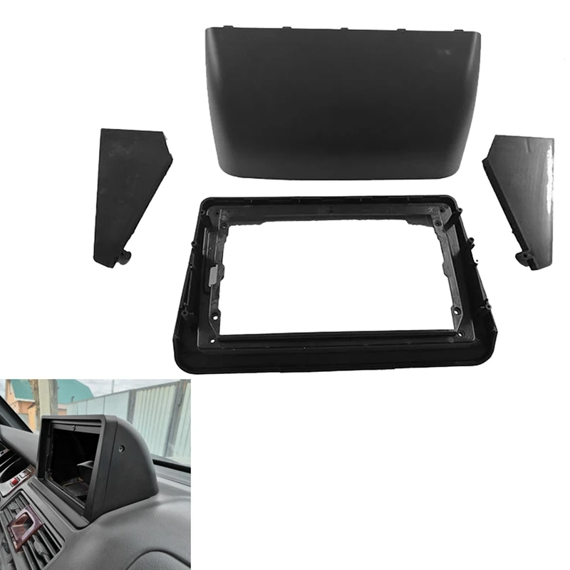 2X Car Radio Fascia For Mitsubishi Pajero Montero V31 Cheetah Kingbox Stereo Frame Plate Adapter Navigation Panel Frame