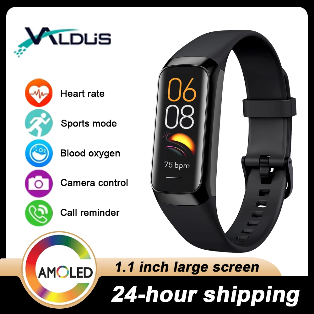 2024 nuevo reloj inteligente C60 AMOLED hombre mujer Bluetooth llamada ritmo cardíaco ejercicio Fitness Compatible Android IOS para XIAOMI SmartBand