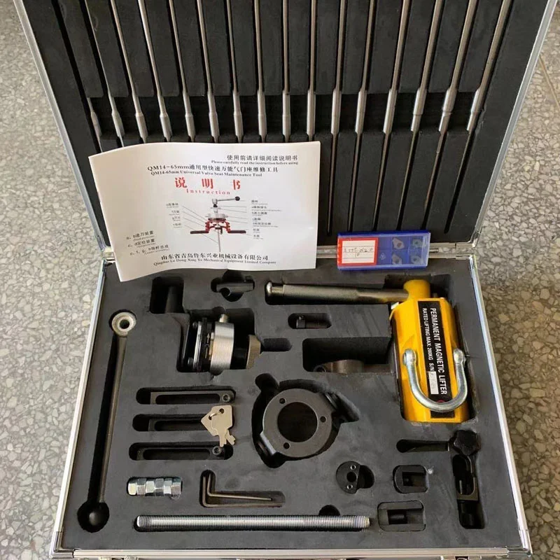 Alat Perbaikan Universal Valve Seat Cutter 62mm untuk Perawatan Mesin Motor Test Head Sander untuk Penggunaan Rumah dan Profesional QM18