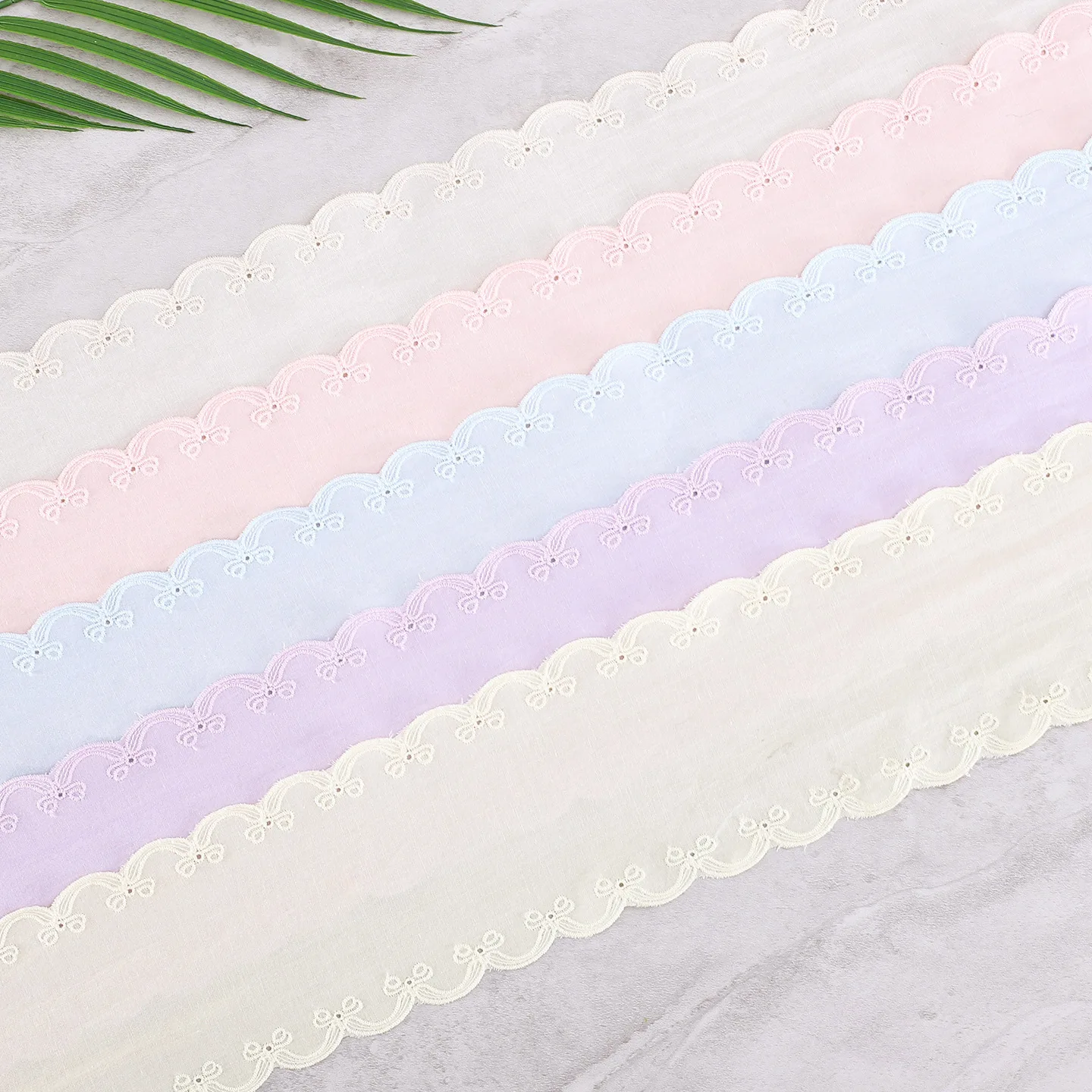 Cotton Lace Trim 9.5CM Butterfly Hollow Out DIY Fabric for Dress Home Decoration Sewing