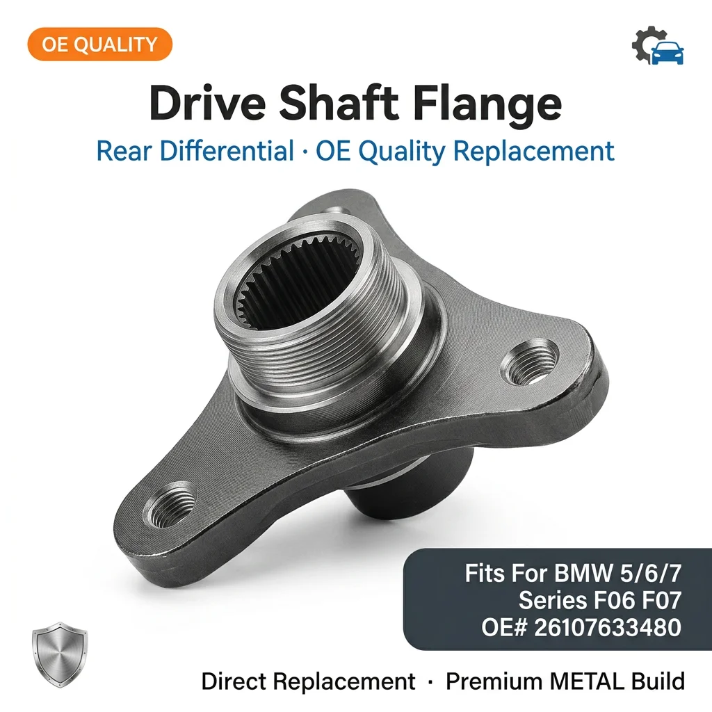 Drive Shaft Rear Differential Flange 34 Teeth 81mm For BMW F01 F06 F10 F13 F15 F20 G12 G20 G30 26107633480