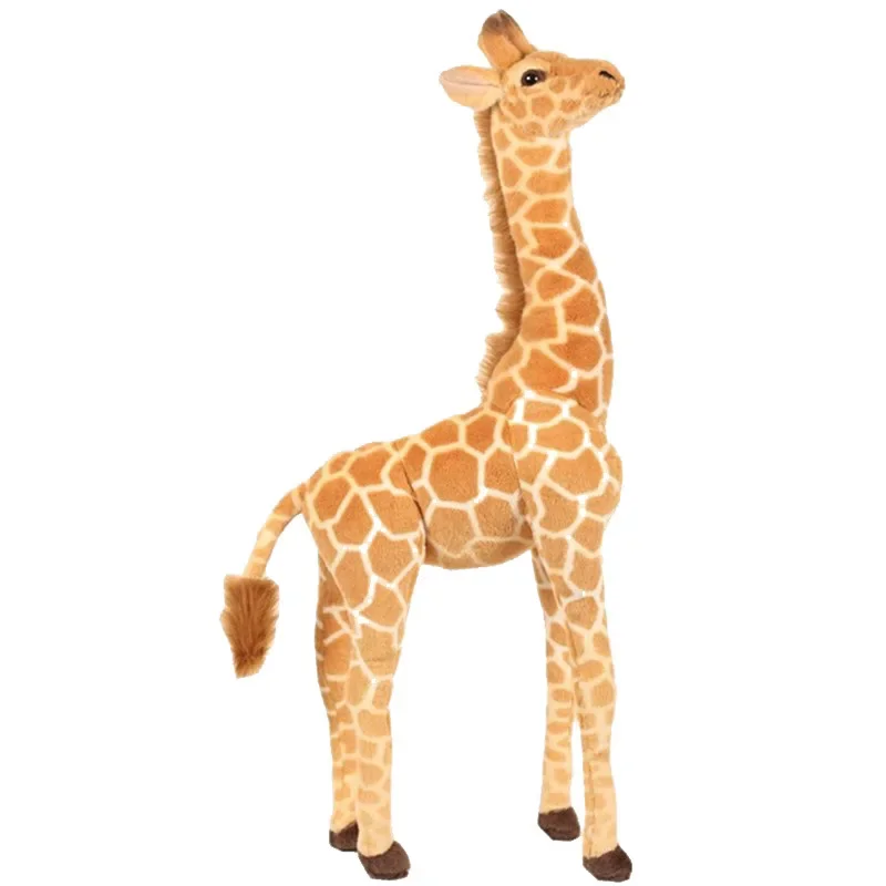 35-60cm riesige echte Giraffe Plüschtiere hochwertige Stofftiere Puppen weiche Kinder Kinder Baby Geburtstag Geschenk Raum dekor