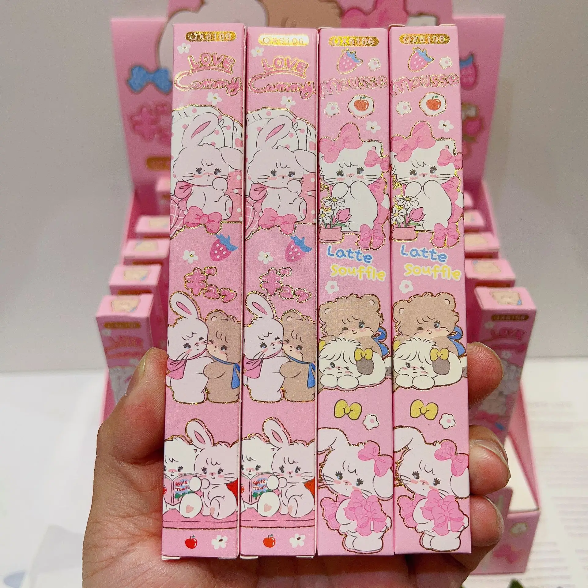 36pcs New Mikko Blind Box Pen Cute Cartoon Press Neutral Pen Mystery Box Student Blind Box Stationery Kids' Gift