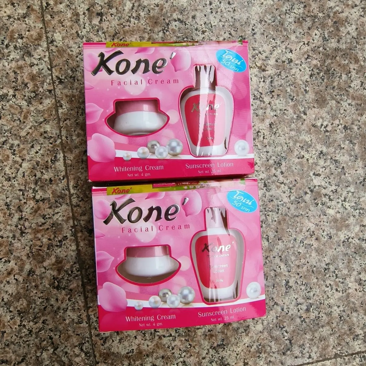 kem-tri-nam-kone-ensemble-de-creme-pearl-white-–-correcteur-de-taches-pigmentaires-pour-un-teint-uniforme-et-les-marques-d'acne-routine-en-2-etapes-pour-un-teint-plus-eclatant