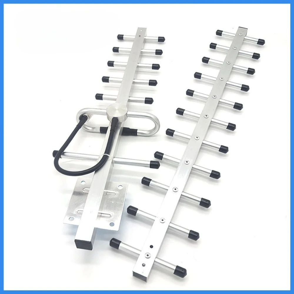 هوائي Yagi خارجي 4G/2.4 جيجا هرتز 800-2700 ميجا هرتز مكاسب عالية 20dBi مع موصل N-أنثى يعمل معززات إشارة الهاتف/الأجهزة التوجيهية/المودم