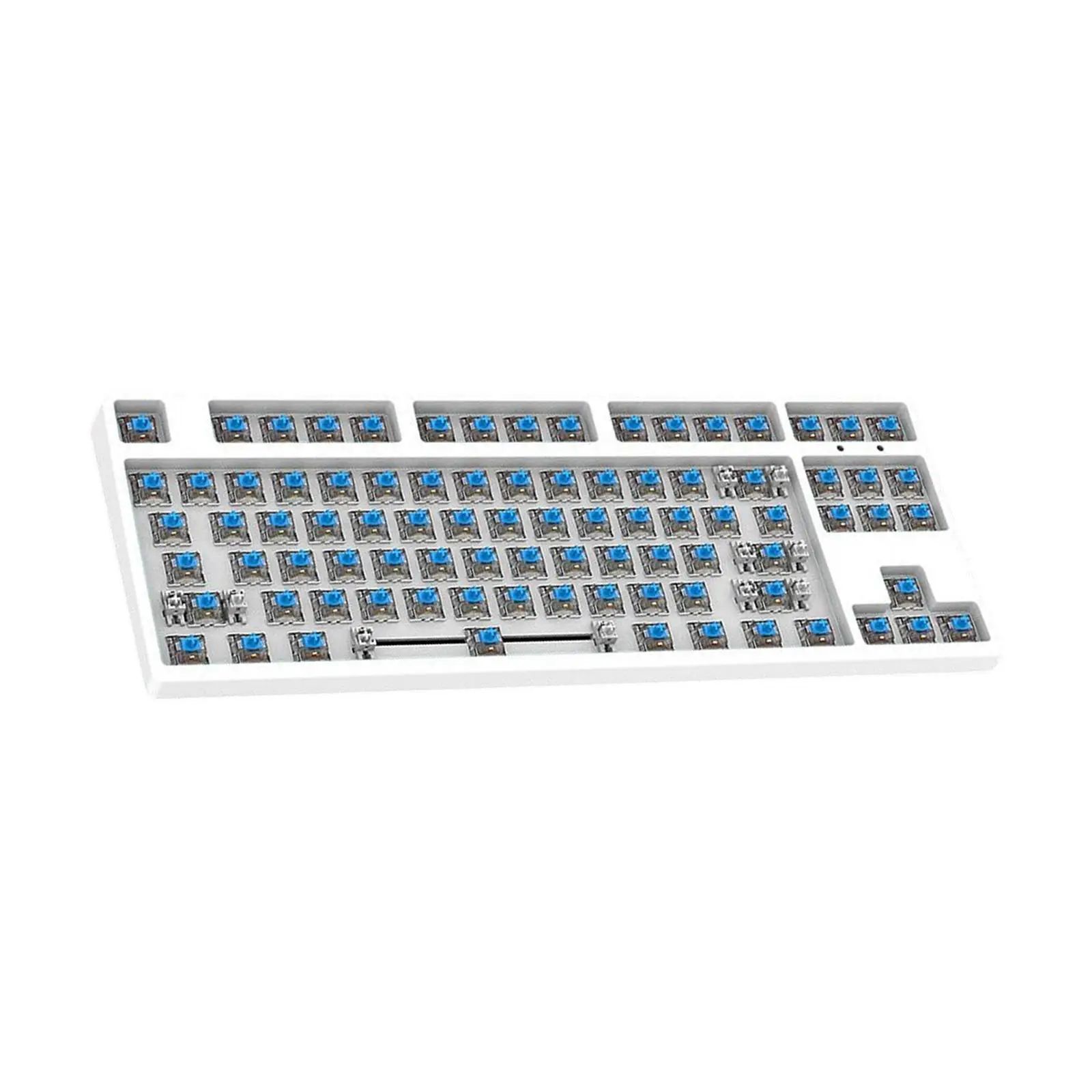 87 Keys DIY Wired Mechanical Keyboard Kit with Blue Switch USB for Computer