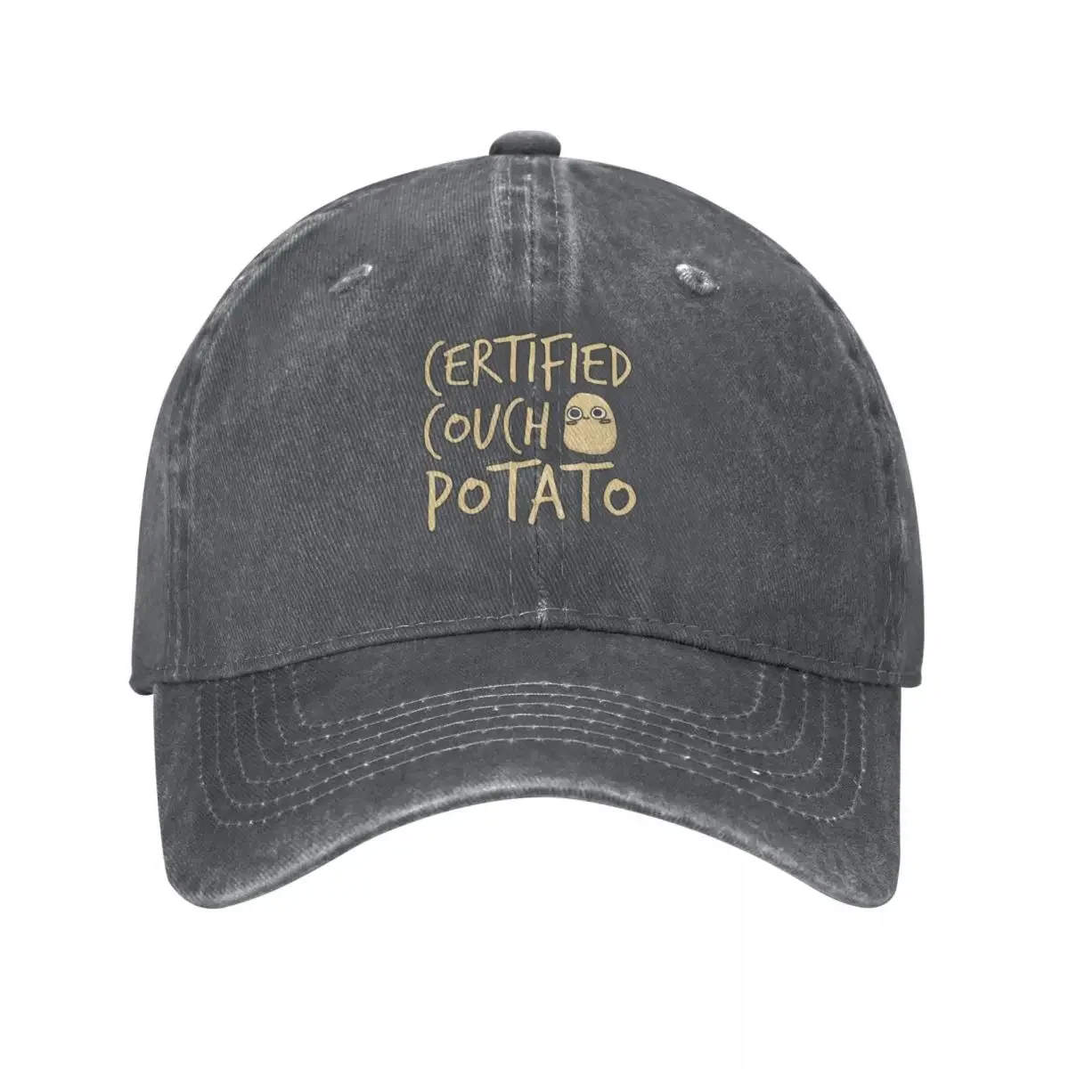 

Certified Couch Potato Baseball Cap tea Hat fashionable Mens Women's