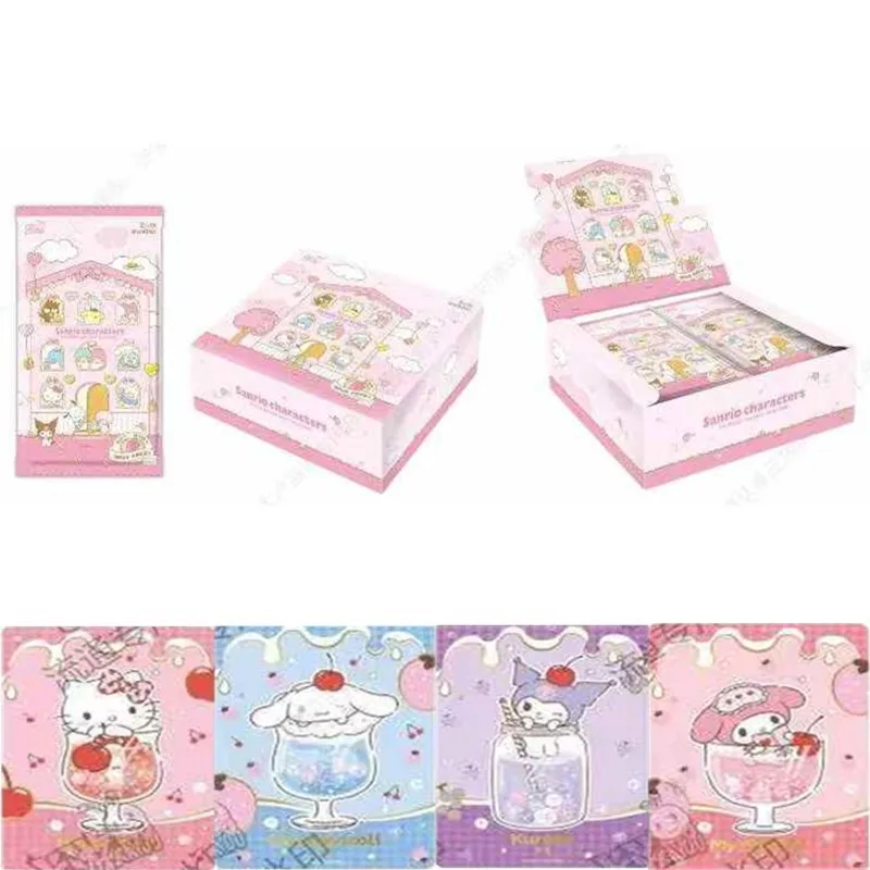 KAYOU натуральная коллекционная карта Sanrio Mengmeng, забавная упаковка теней HelloKitty, розовая милая редкая коллекционная карточка, игрушки, подарки на день рождения