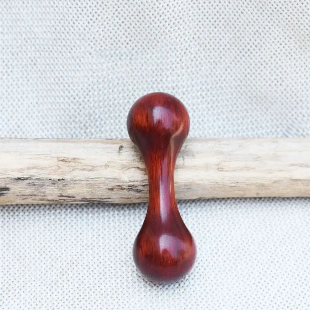 Novo dedo de madeira osso brinquedos rotativa polimento mão spinner haltere jacarandá ébano brinquedo de descompressão presentes