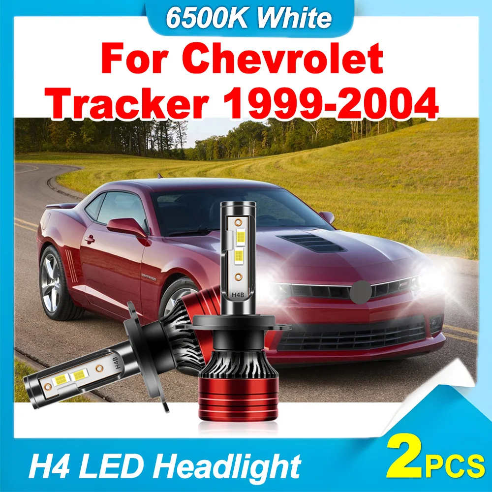 

H4 120W Headlight Auto Lights Canbus No Error High Lumens Lamps Led Brightest Upgraded CSP Chips For Chevrolet Tracker 1999-2004