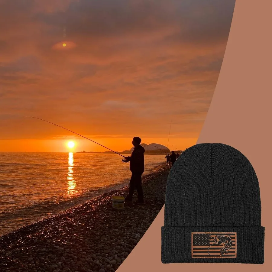 الرجال قبعة الشتاء متماسكة قبعة هدايا لأبي الزوج الجد عيد الأب عيد الميلاد هدايا عيد الميلاد قبعات الجمجمة #5