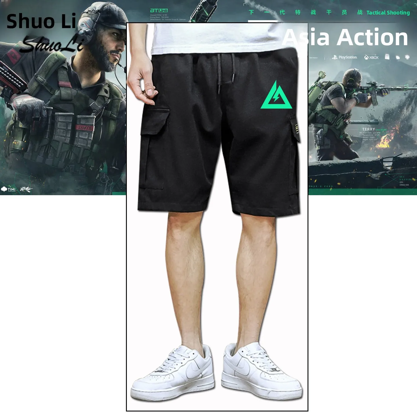 

Delta Operation Тактическая спецодежда orts Мужские и женские летние брюки пять четвертей Повседневные прямые брюки Youth Faion