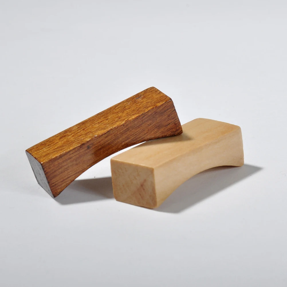

6 pcs Wooden Chopstick Holder Pillow Shape Tableware Rest Stand For Forks Spoons Heavy Duty Original Wedding