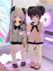 New Arrival BJD Doll Clothes For 1/6 1/4 MSD MDD Doll Accessories Sweet Cardigan Coat Doll Dress Up Gift Diy (Excluding Doll)