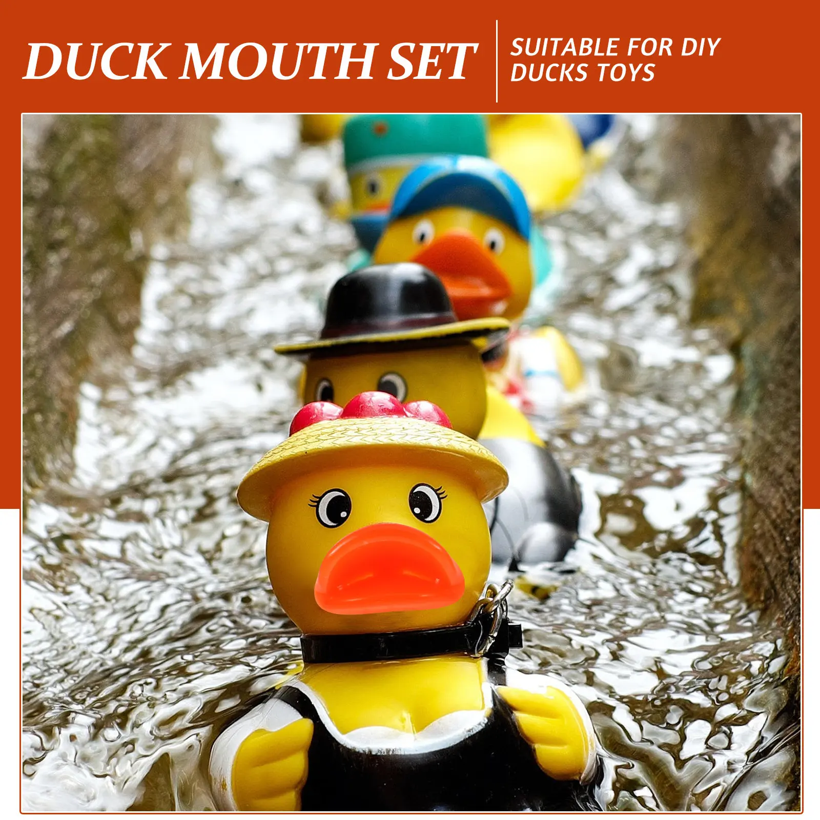 50 Pcs Resin Duck B…
