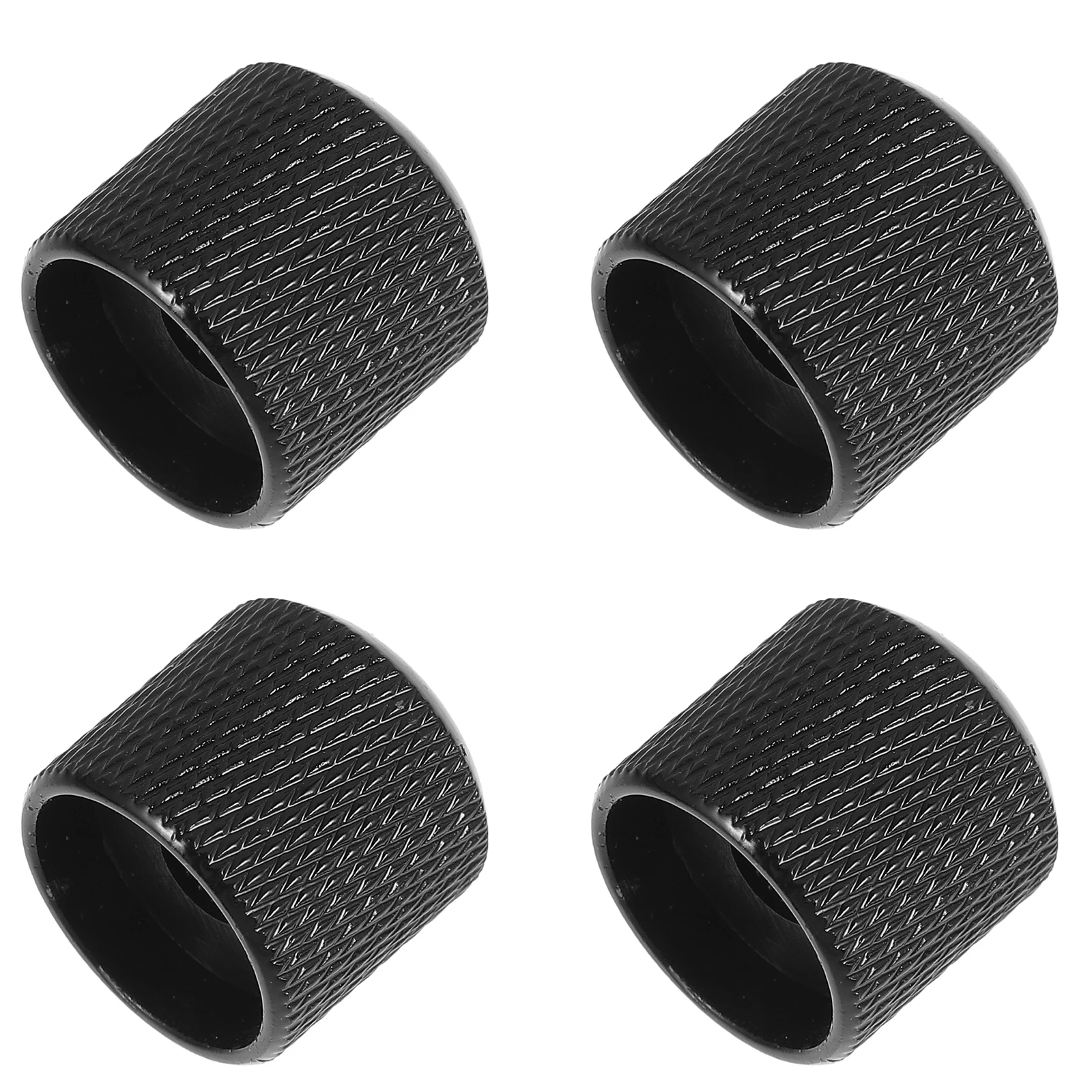 

4 Pcs Volume Knob Potentiometer Guitar Electric Knobs Bass Control Creative Accessories Metal for
