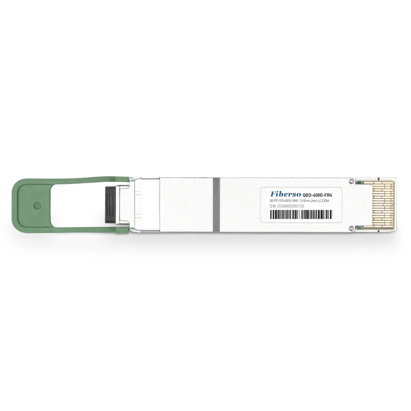 

Fiberso QSFP-DD 400GBASE FR4 Module PAM4 1310nm 2Km SM Fiber Optical Transceiver for data center