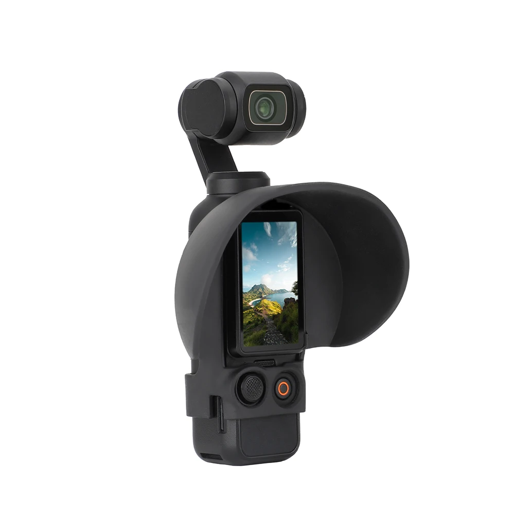 Солнцезащитный козырек для DJI Osmo Pocket 3, защита от солнца, антибликовый ЖК-видеомонитор, капюшон, ручной карданный подвес, аксессуары для камеры
