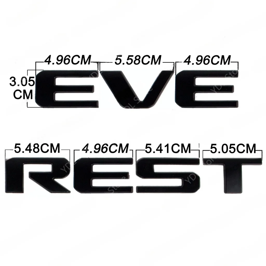 

3D Hood Emblem Logo Letters Sticker With Glue Chromium Styling Chrome Red White Mate Black Fit For FORD EVEREST